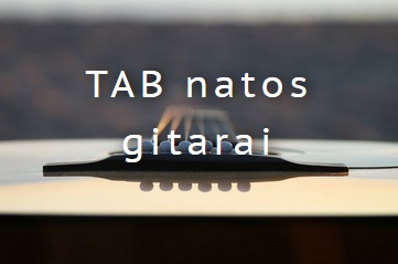 TAB - tabulatūra gitarai
