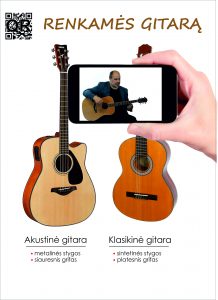 interaktyvi knyga Grokime gitara kartu Gintaras Jakelis